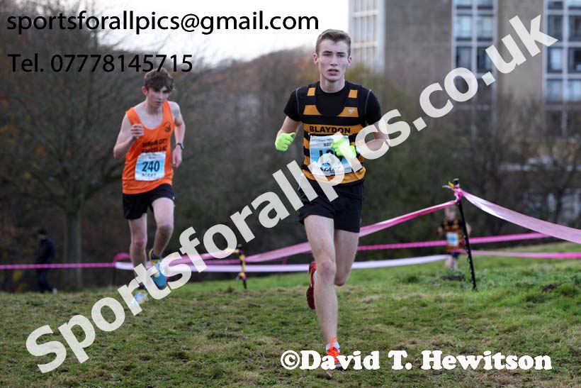Mens under-17s 2017 Start Fitness North Eastern Harrier League, Aykley Heads, Durham. Photo:  David T. Hewitson/Sports for All Pics